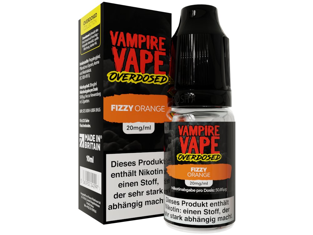 Vampire Vape - Overdosed - Fizzy Orange - Nikotinsalz Liquid