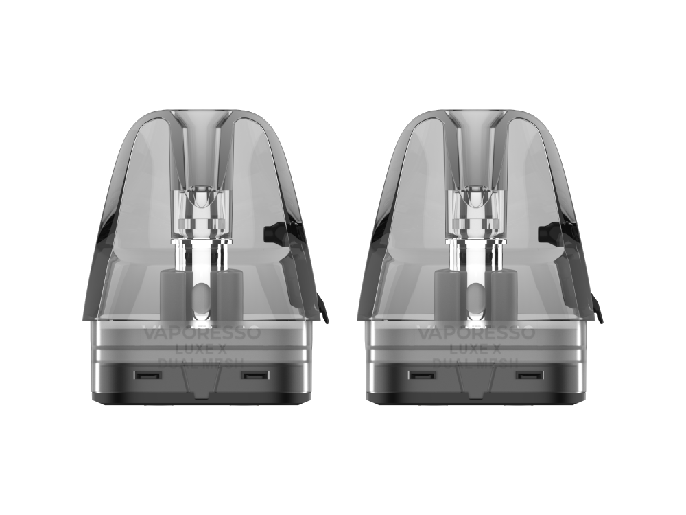 Vaporesso - LUXE X Dual Mesh Pods | 5 ml | 0,4/0,6 Ohm (2 Stck pro Pa Vaporesso - LUXE X Dual Mesh Pods | 5 ml | 0,4/0,6 Ohm (2 Stck pro Pa