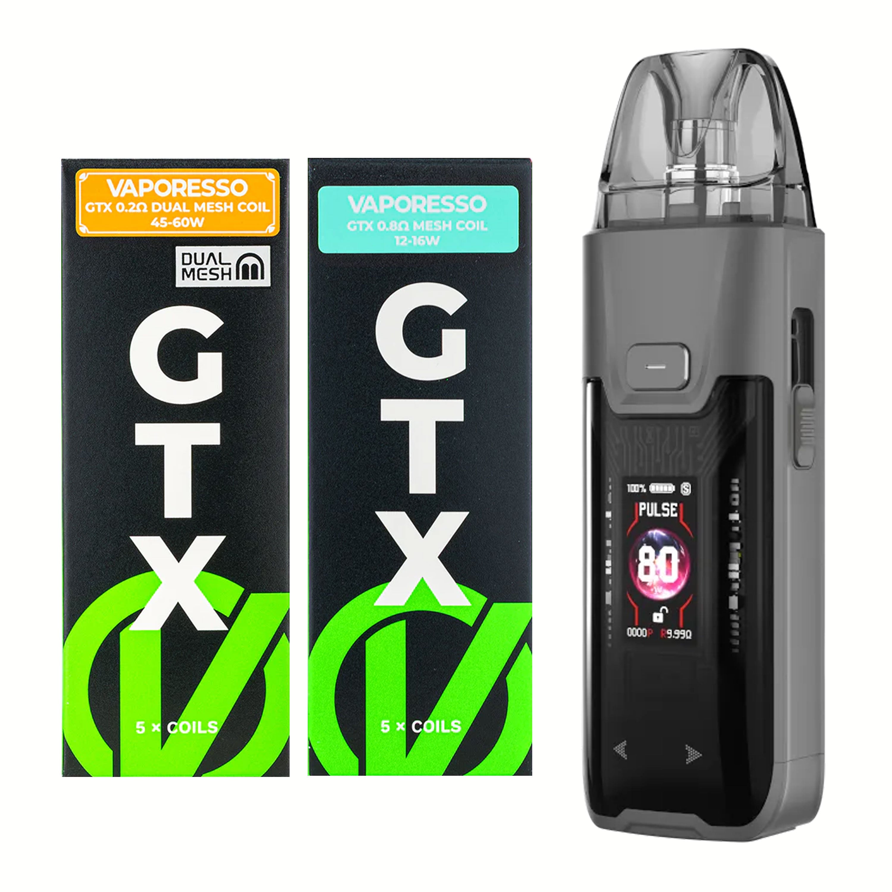 Vaporesso LUXE XR MAX 2 Bundle | 3200mAh | 80W | inkl. 10x GTX Coils