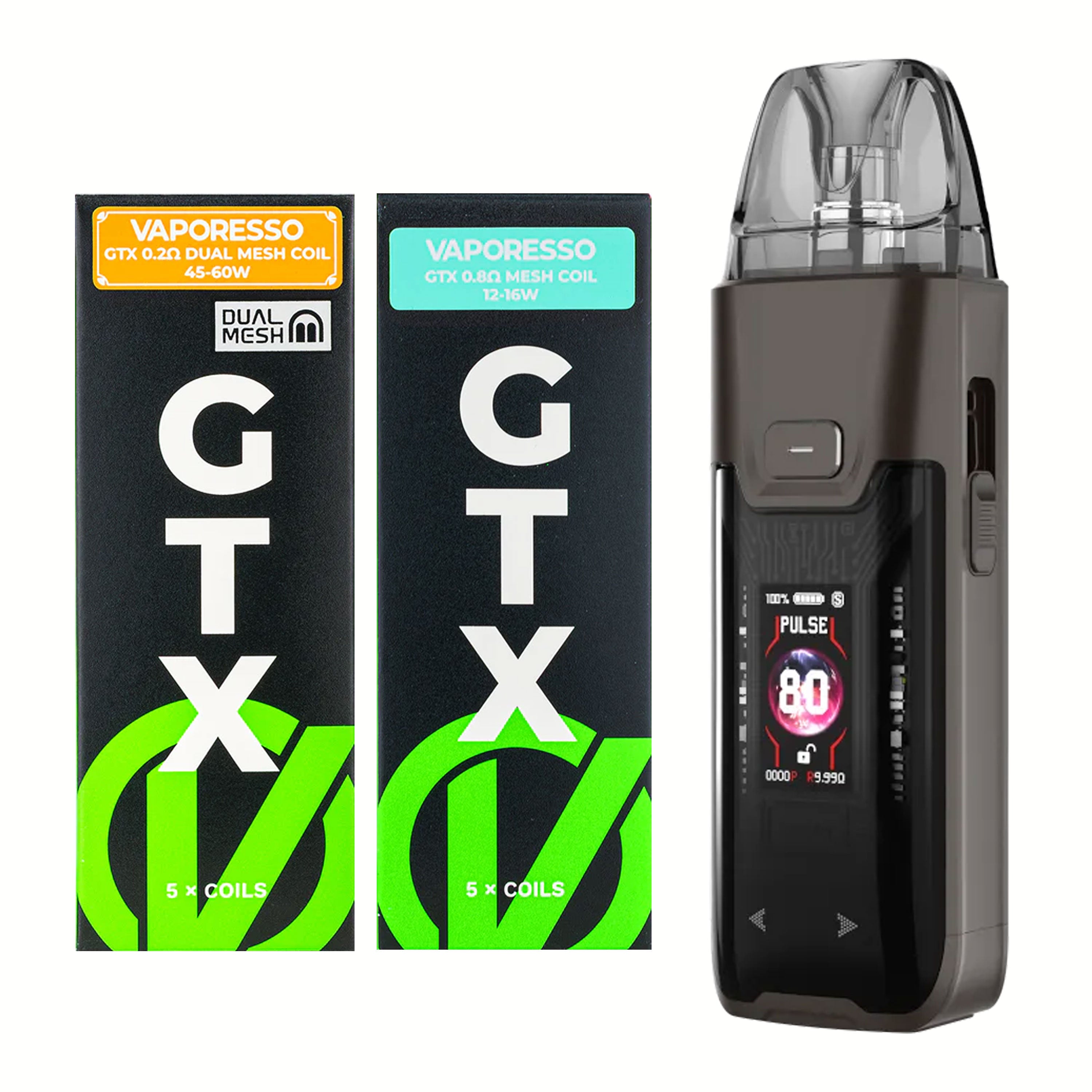 Vaporesso LUXE XR MAX 2 Bundle | 3200mAh | 80W | inkl. 10x GTX Coils