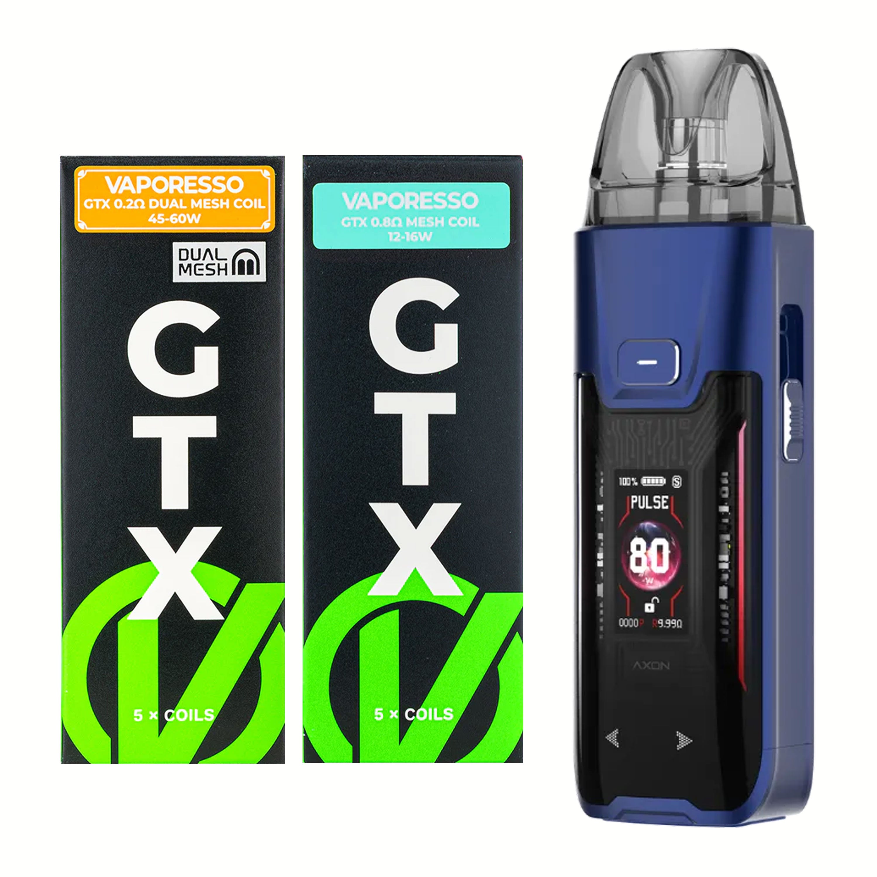 Vaporesso LUXE XR MAX 2 Bundle | 3200mAh | 80W | inkl. 10x GTX Coils