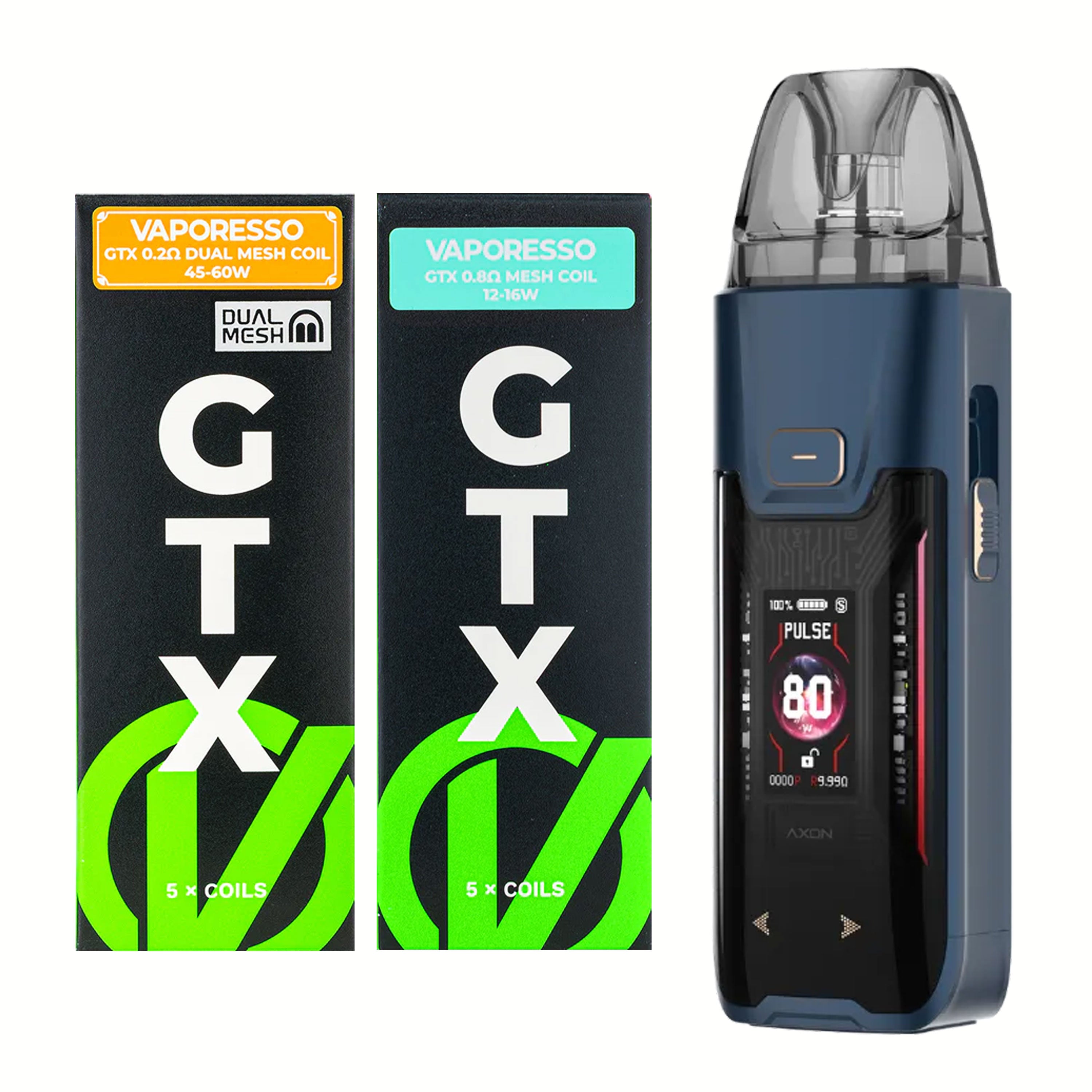 Vaporesso LUXE XR MAX 2 Bundle | 3200mAh | 80W | inkl. 10x GTX Coils