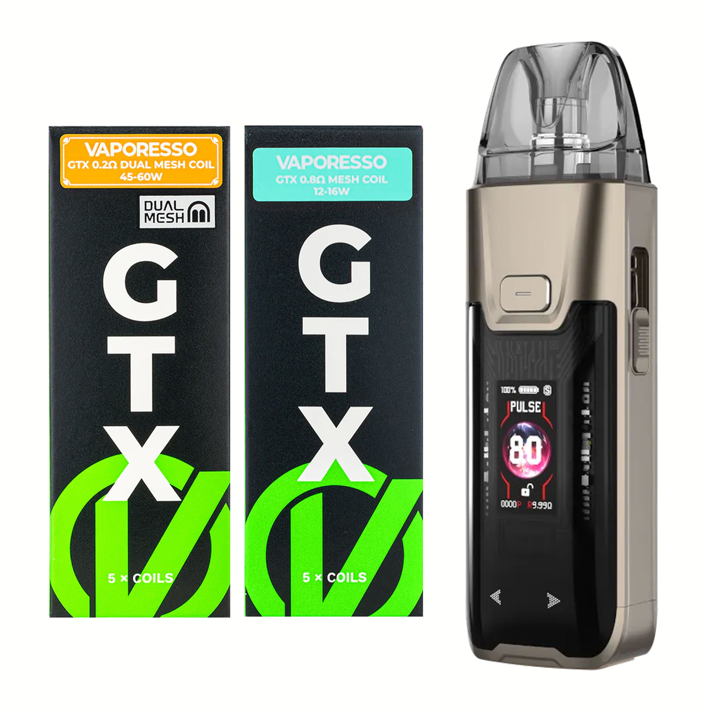Vaporesso LUXE XR MAX 2 Bundle | 3200mAh | 80W | inkl. 10x GTX Coils