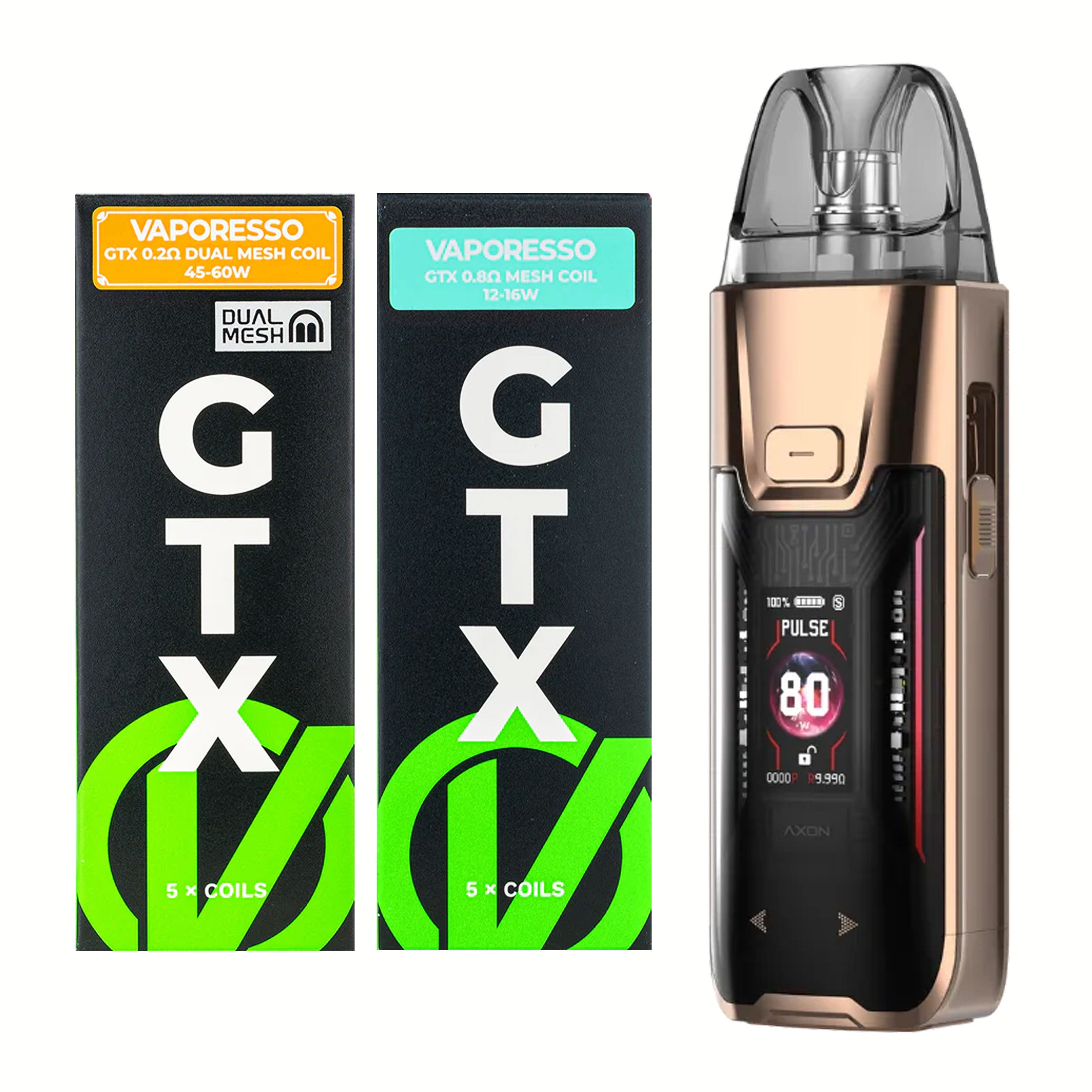 Vaporesso LUXE XR MAX 2 Bundle | 3200mAh | 80W | inkl. 10x GTX Coils