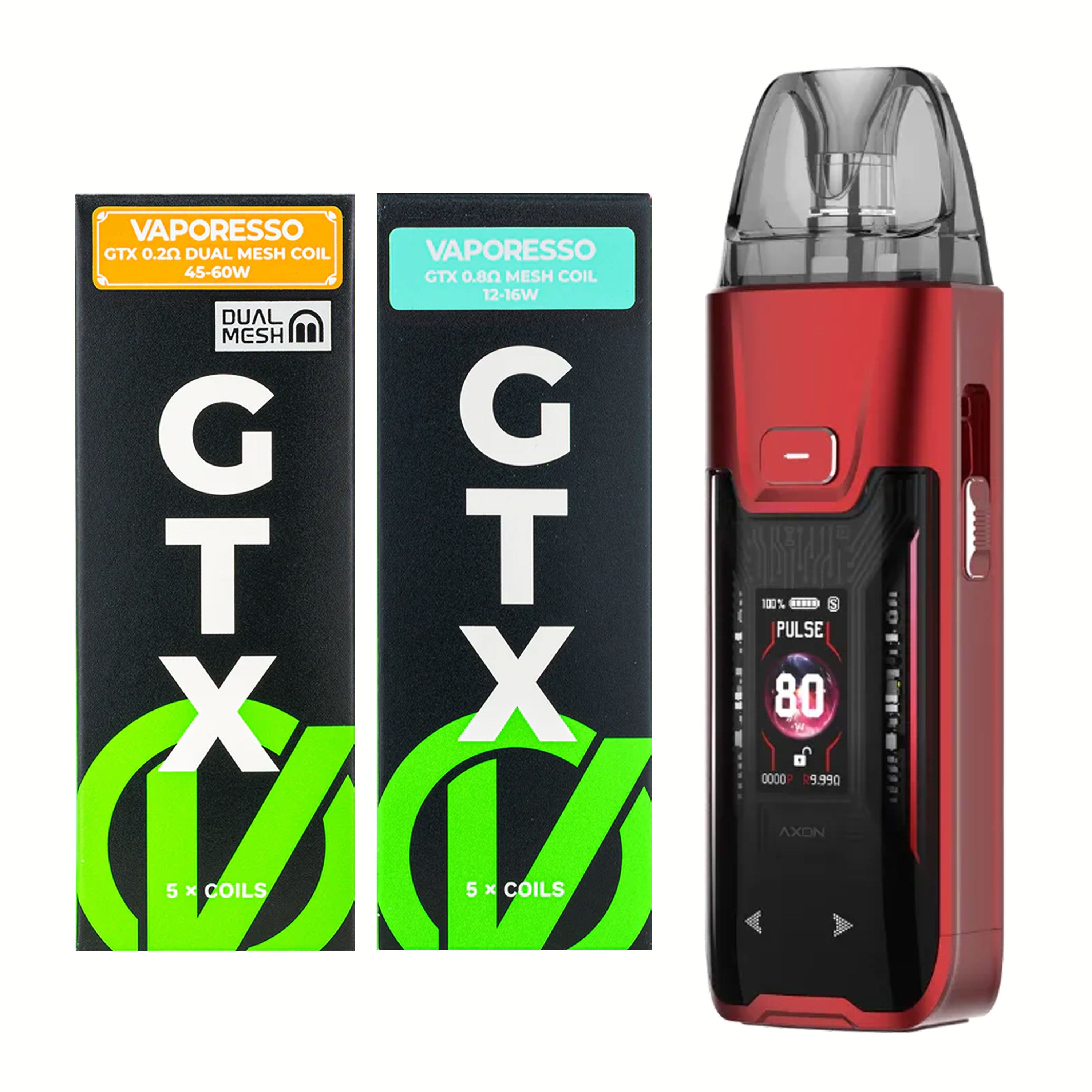 Vaporesso LUXE XR MAX 2 Bundle | 3200mAh | 80W | inkl. 10x GTX Coils