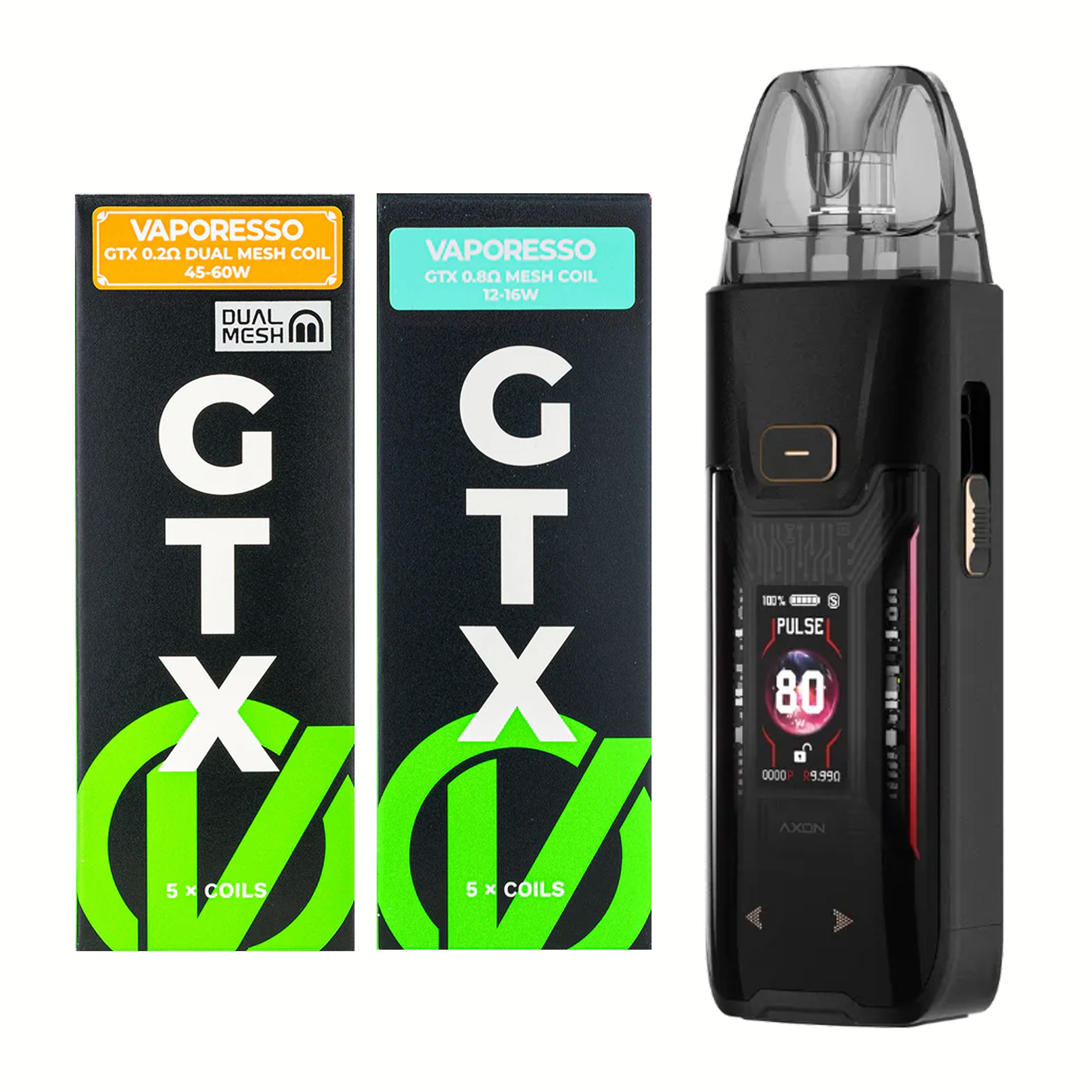 Vaporesso LUXE XR MAX 2 Bundle | 3200mAh | 80W | inkl. 10x GTX Coils
