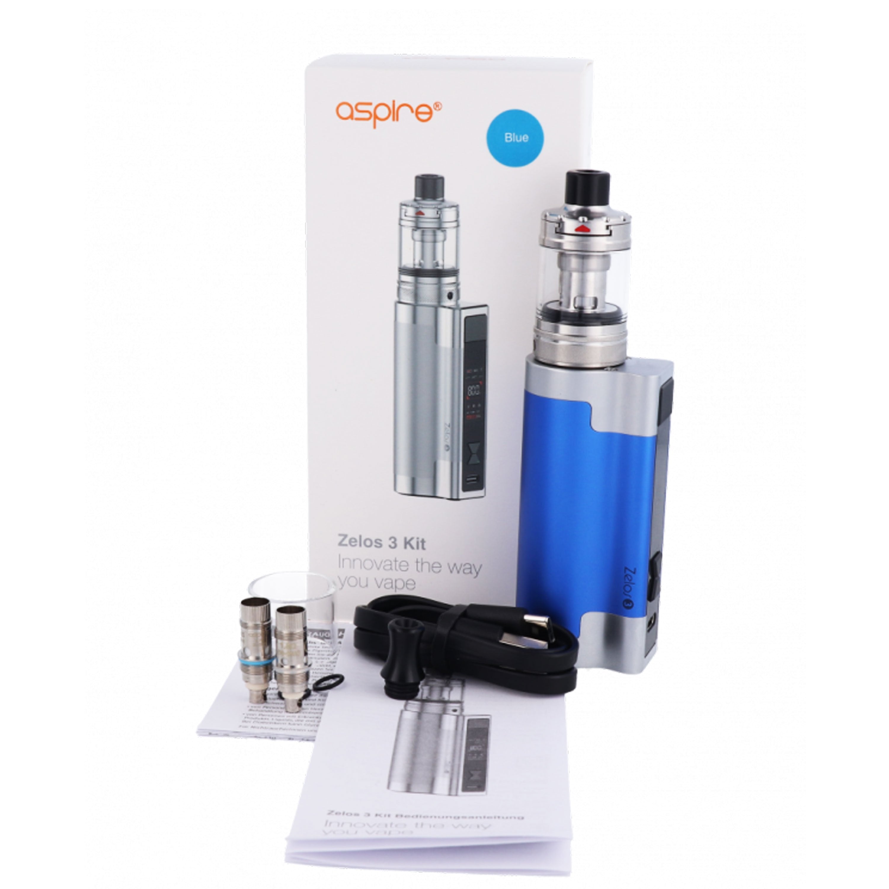 Aspire - Zelos 3 Kit (4 ml) 3200 mAh - E-Zigarette