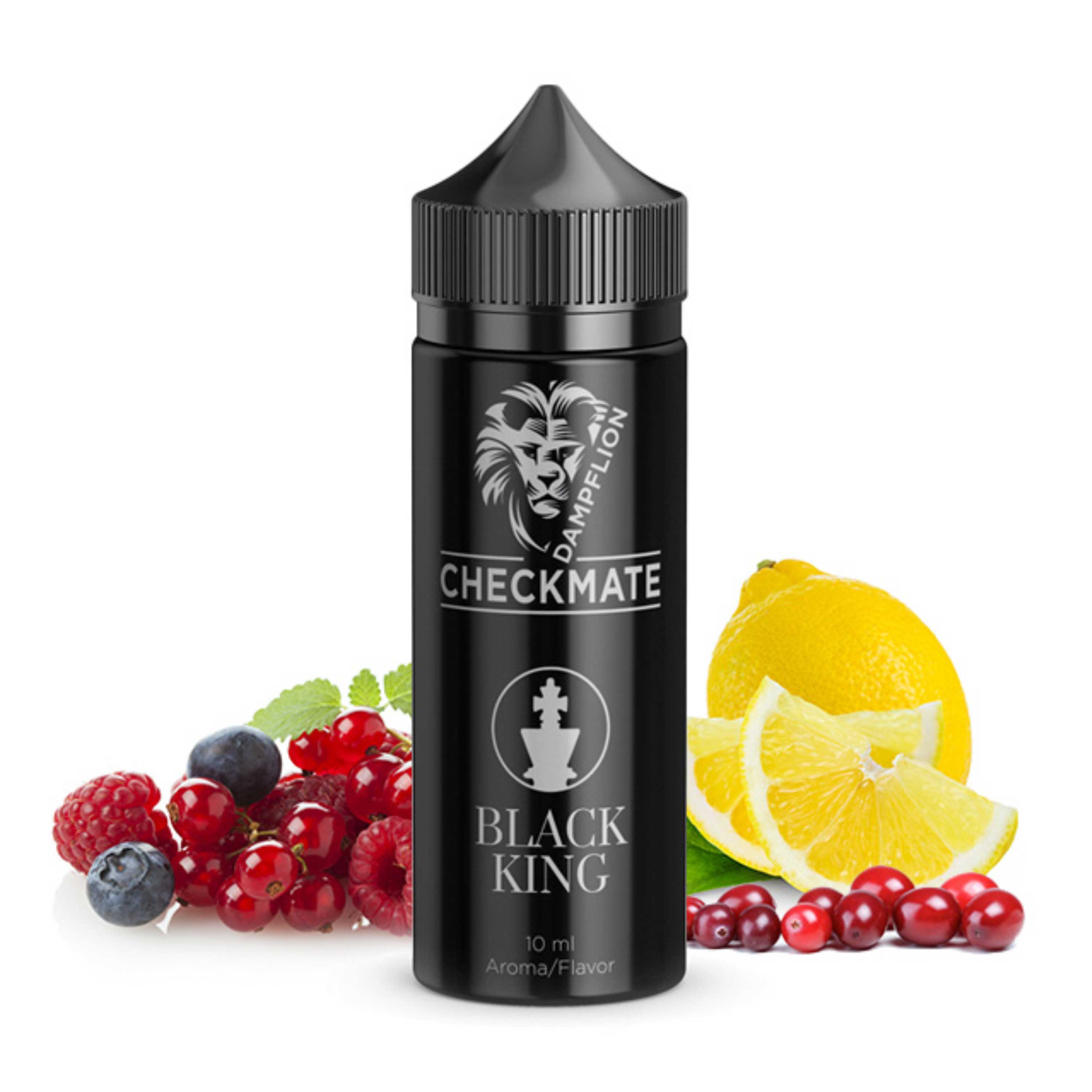 Dampflion - Checkmate - Black King (10 ml in 120 ml LF) - Longfill-Aroma