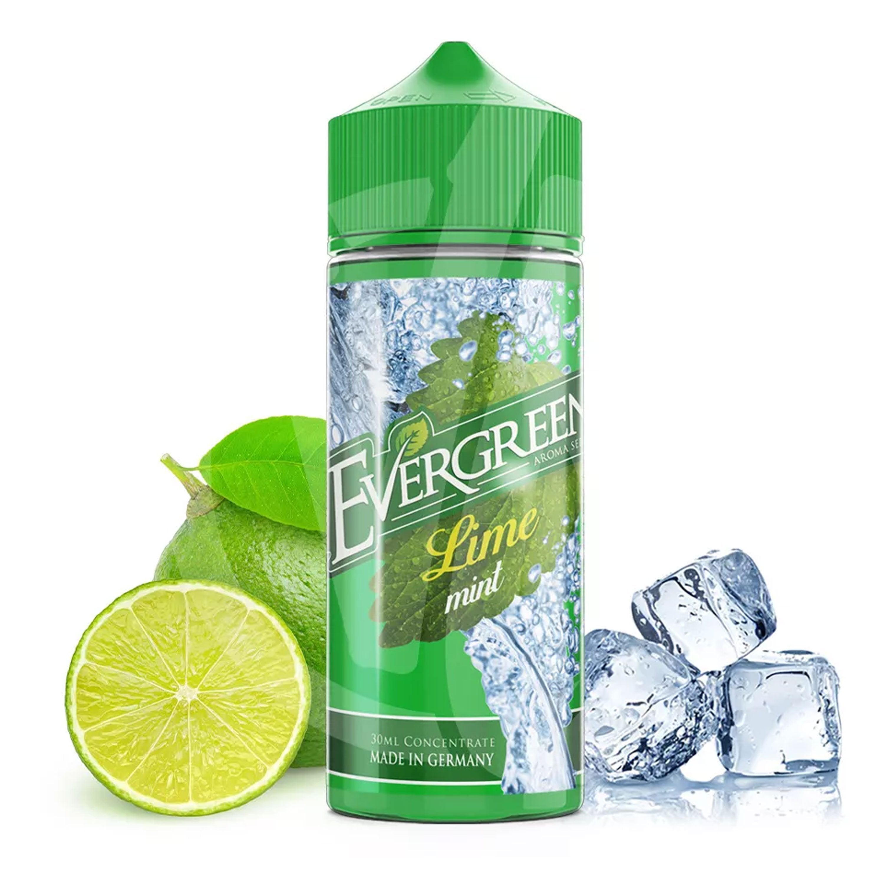 Evergreen - Lime Mint (30 ml in 120 ml LF) - Longfill-Aroma