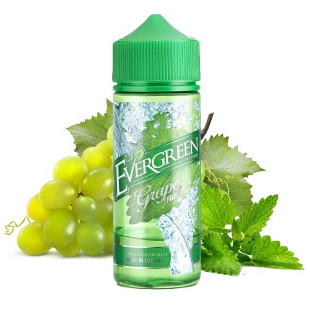 Evergreen - Grape Mint (30 ml in 120 ml LF) - Longfill-Aroma