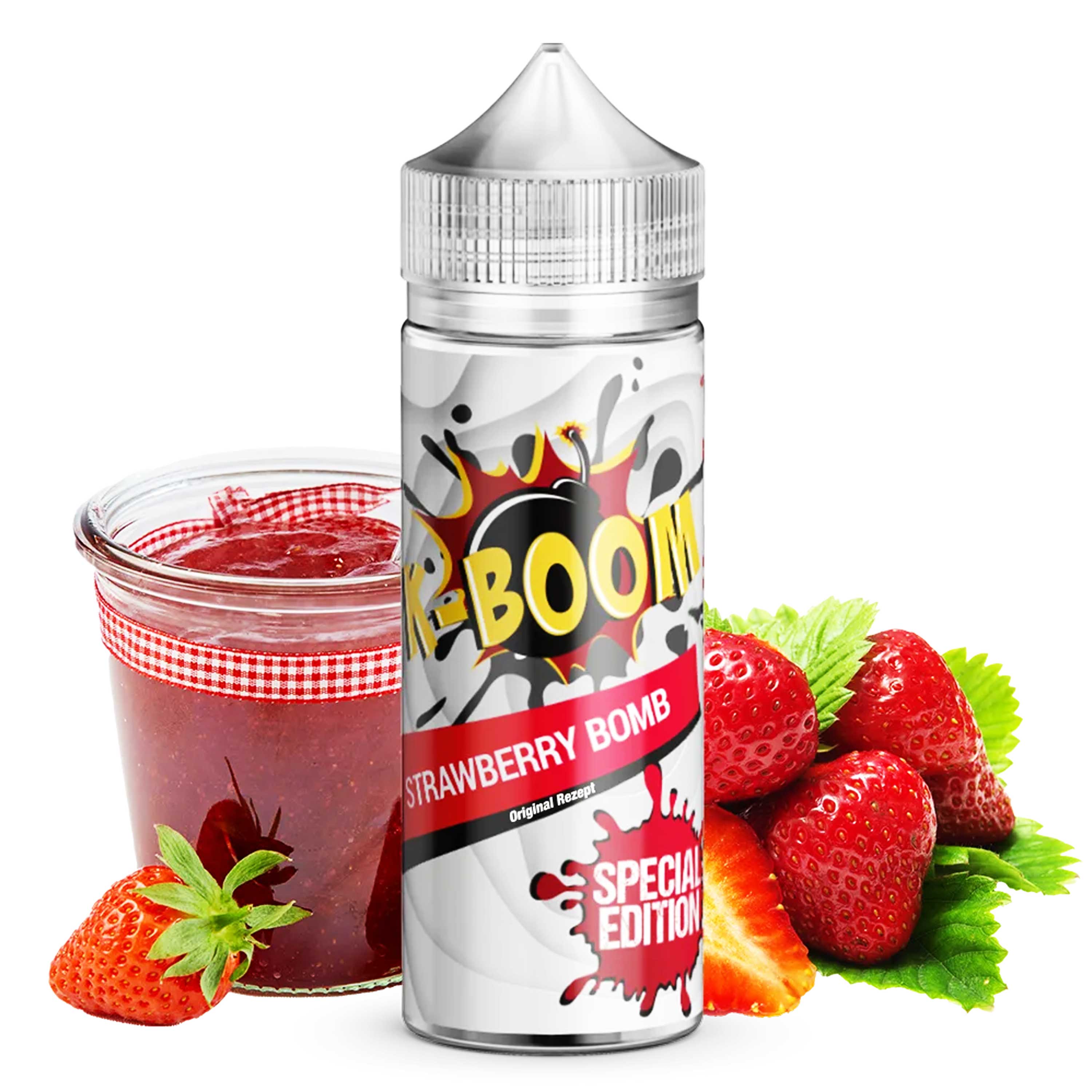 K-Boom - Special Edition - Strawberry Bomb (10 ml in 120 ml LF) - Longfill-Aroma