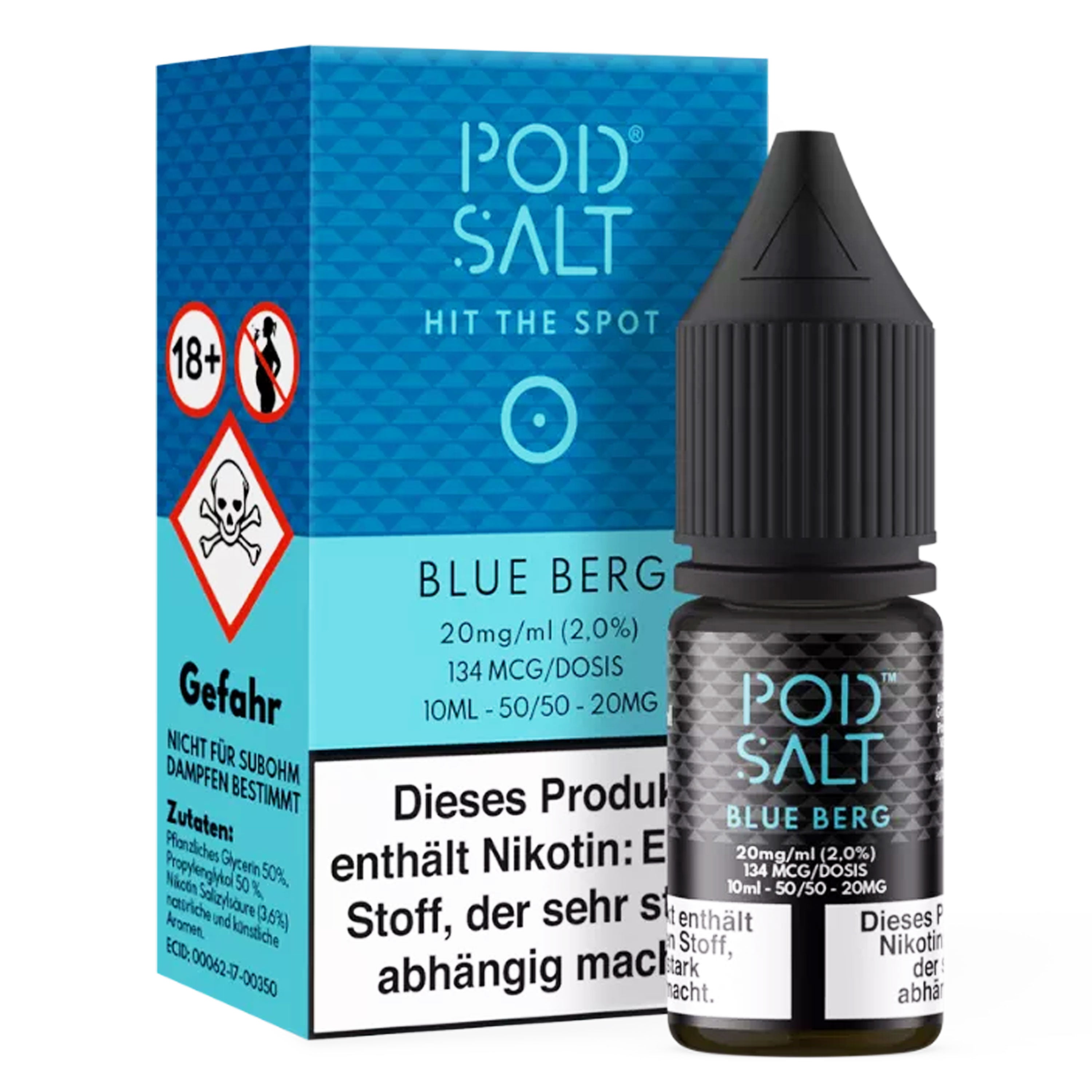 Pod Salt - Core - Blue Berg - Nikotinsalz Liquid (10 ml)