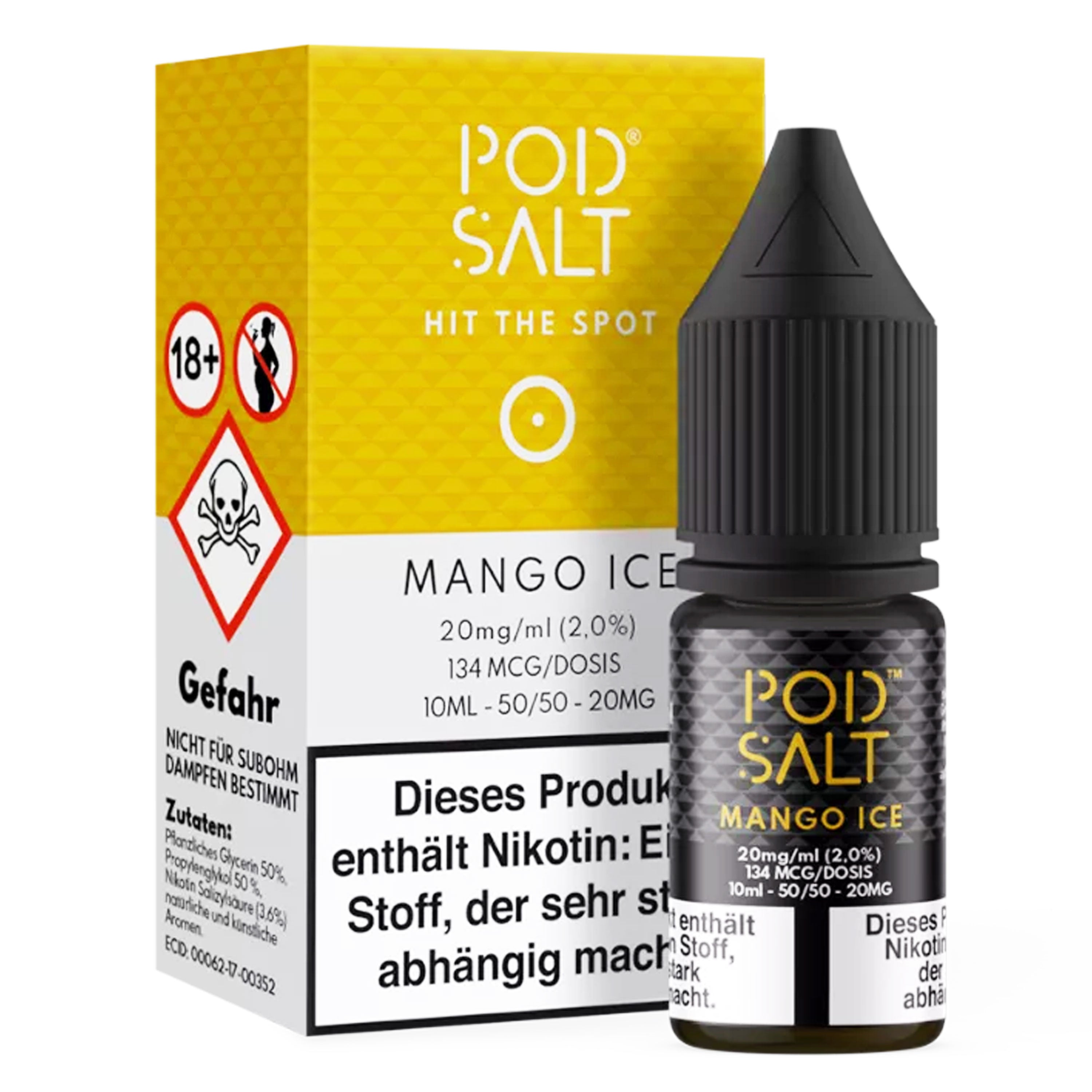 Pod Salt - Core - Mango Ice - Nikotinsalz Liquid (10 ml)
