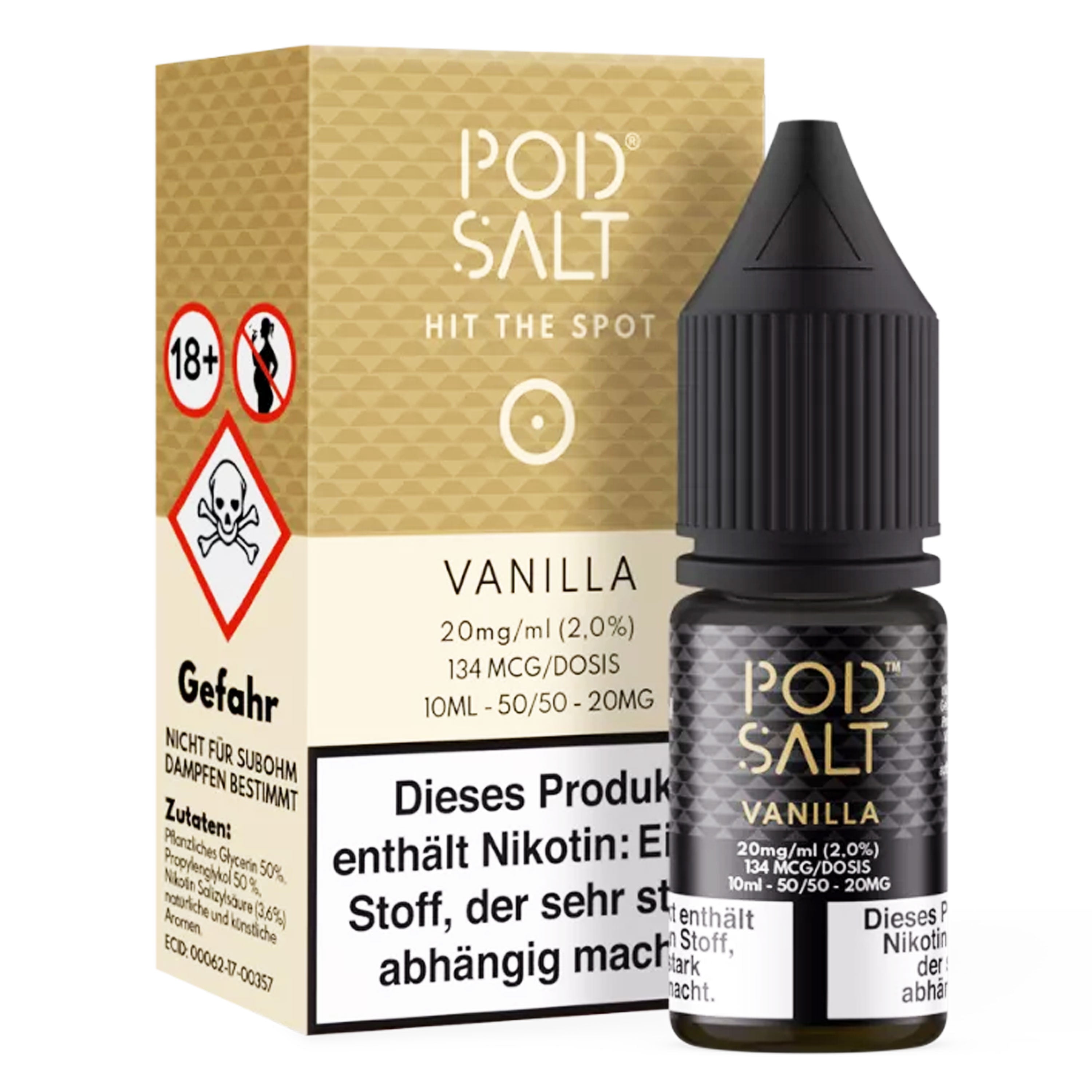 Pod Salt - Core - Vanilla - Nikotinsalz Liquid (10 ml)