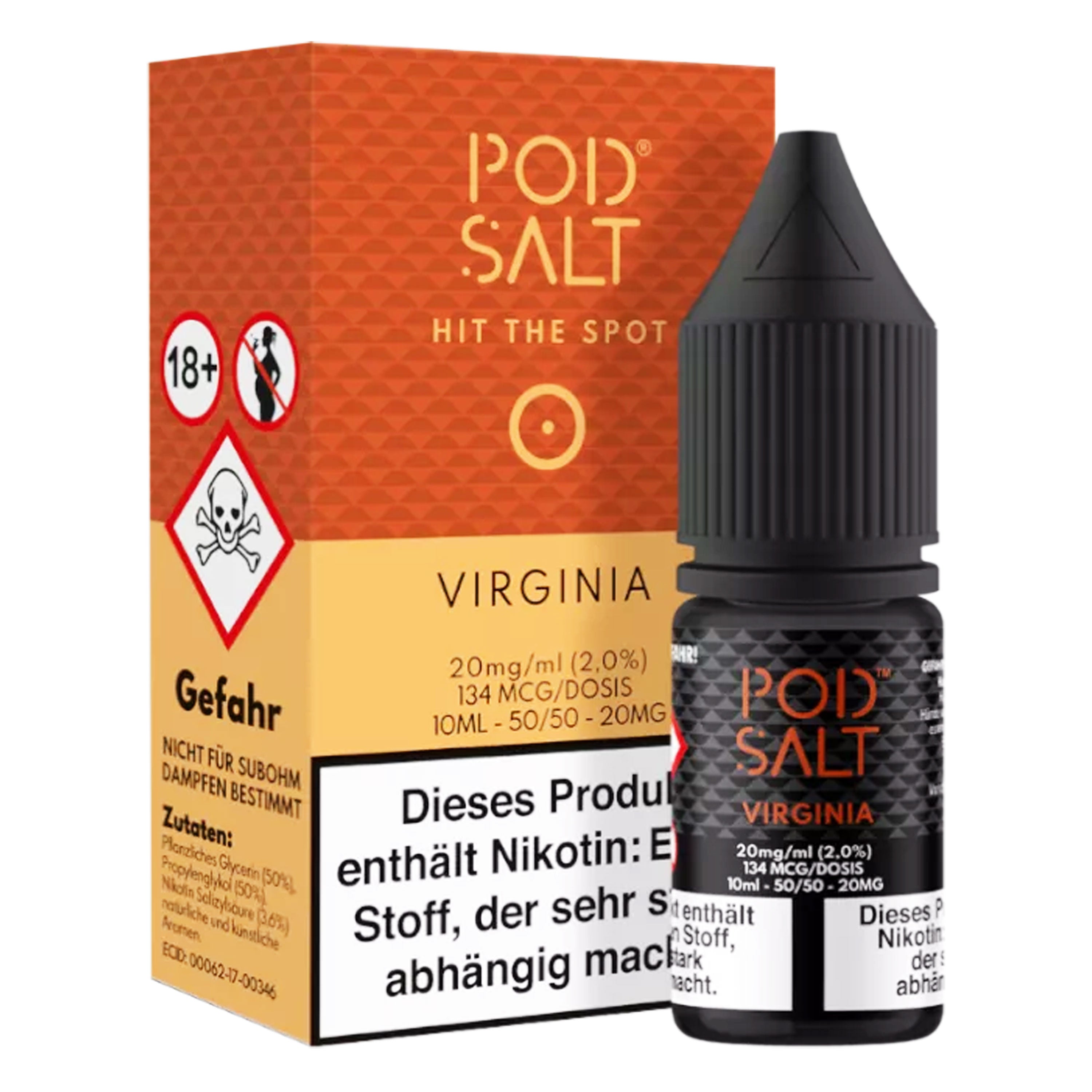 Pod Salt - Core - Virginia - Nikotinsalz Liquid (10 ml)