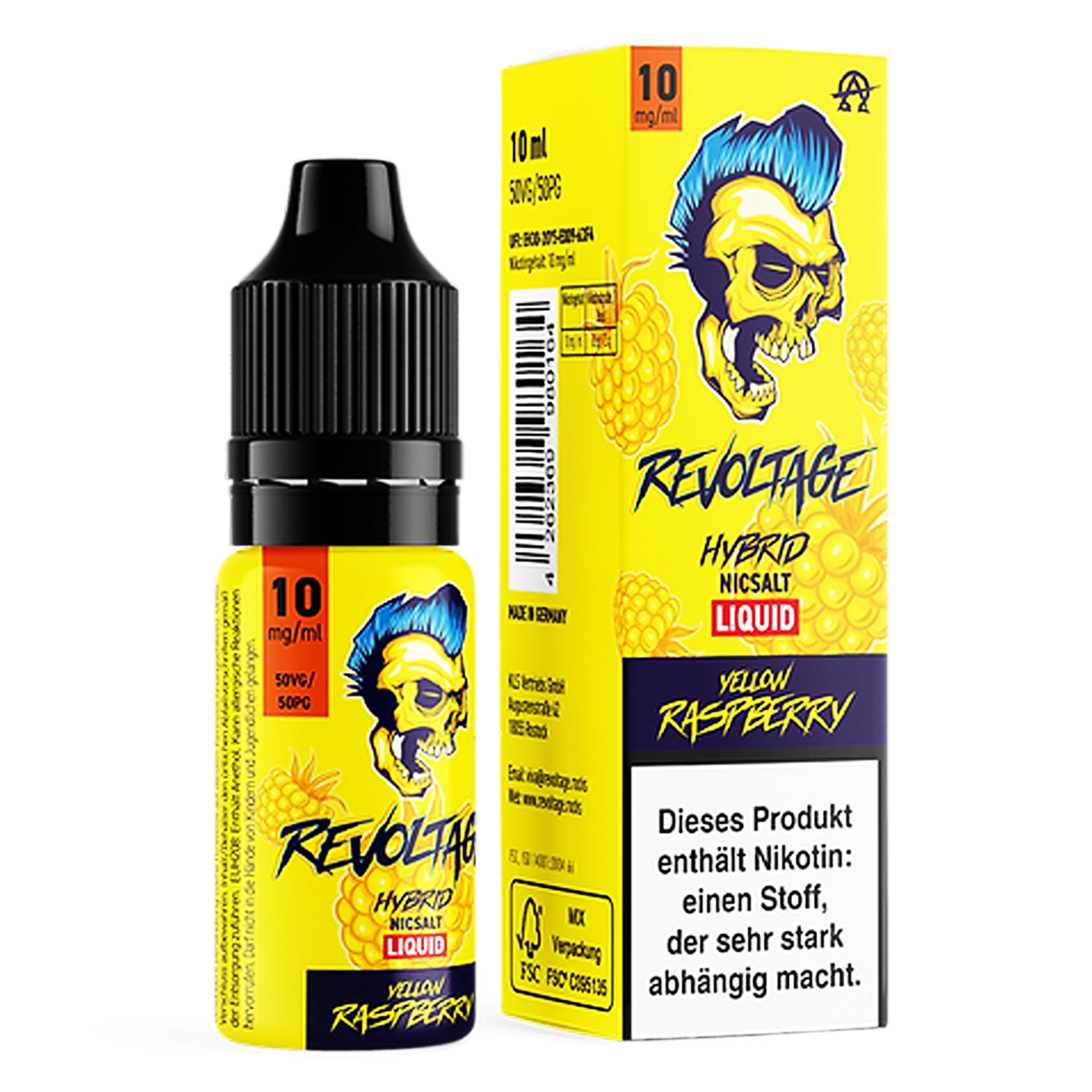 Revoltage - Yellow Raspberry - Hybrid Nikotinsalz Liquid (10 ml)
