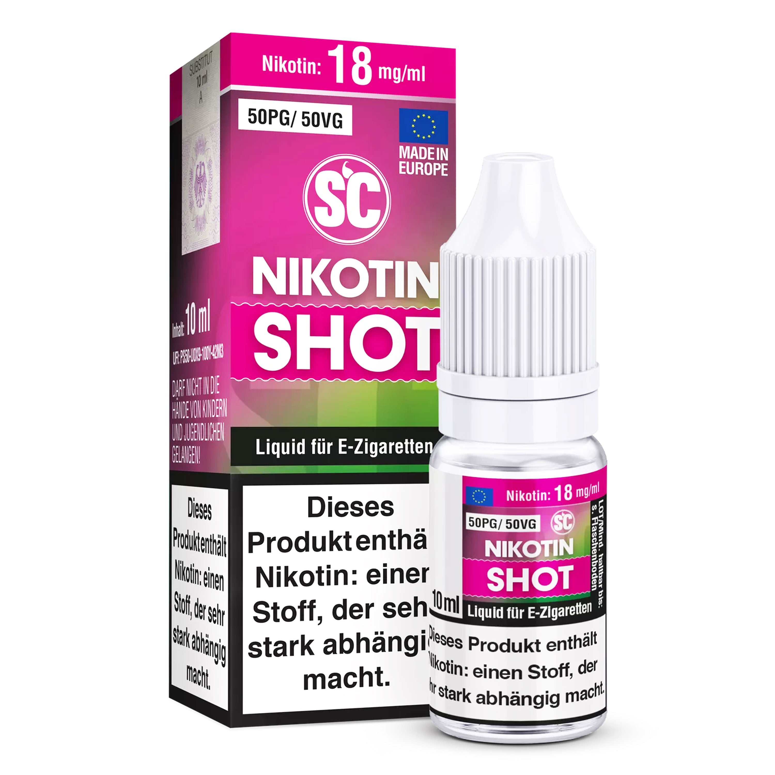 SC -  Nikotin Shot VPG 50/50 (18 mg/ml Nikotin)