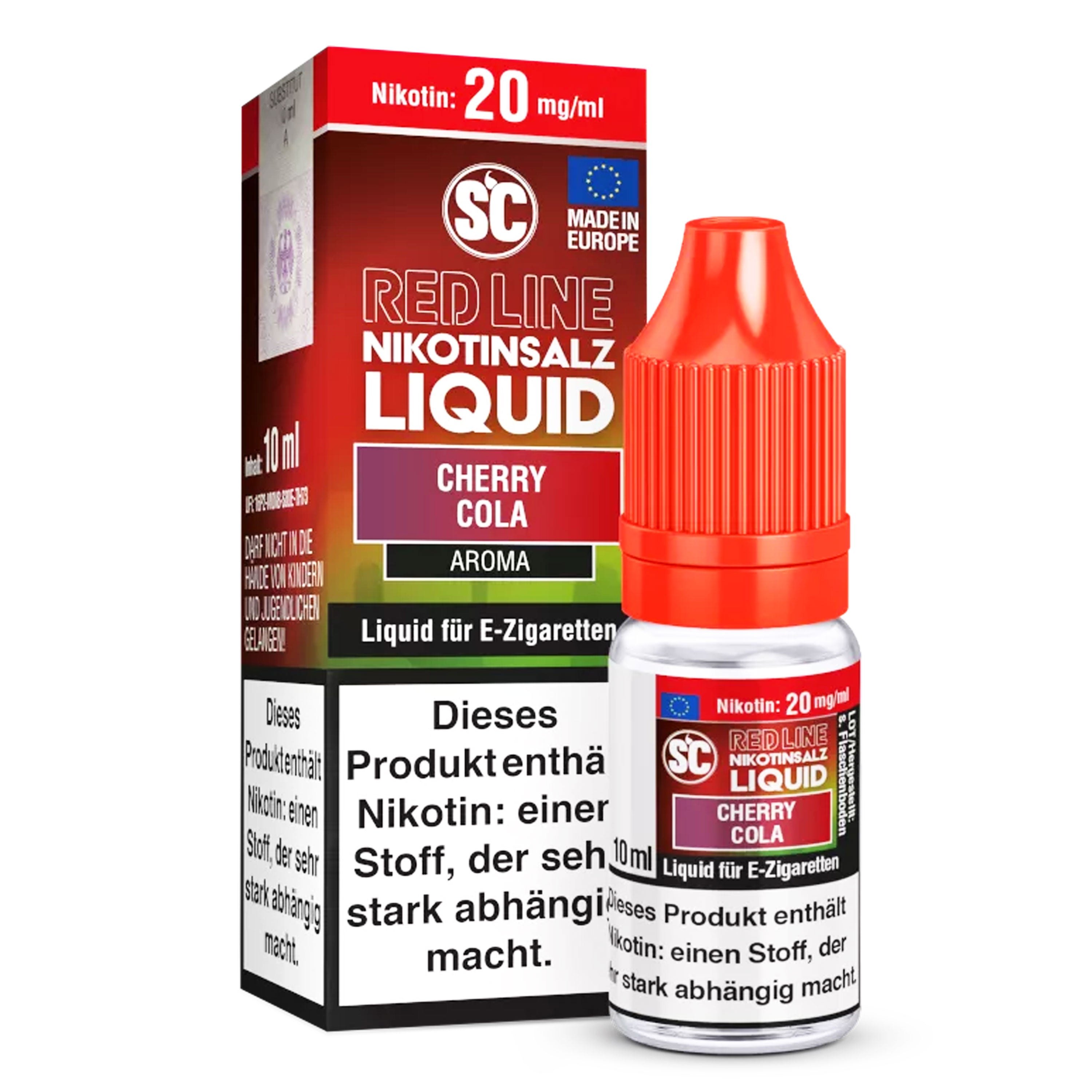 SC - Red Line - Cherry Cola - Nikotinsalz Liquid (10 ml)