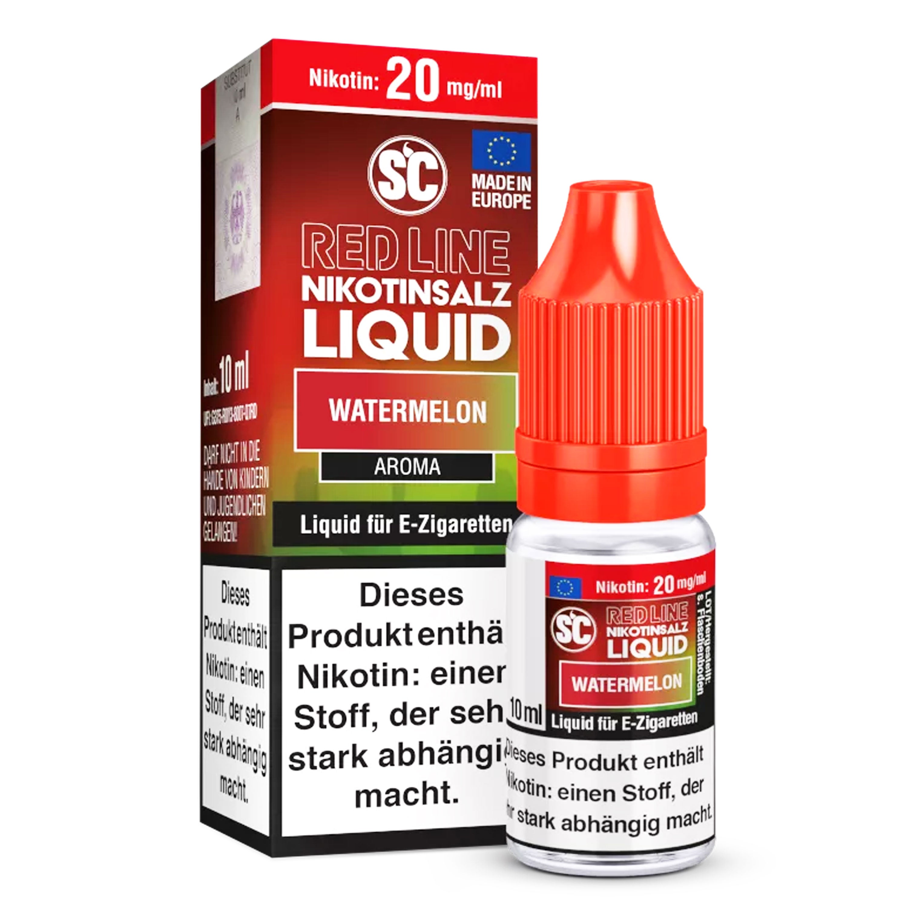 SC - Red Line - Watermelon - Nikotinsalz Liquid (10 ml)
