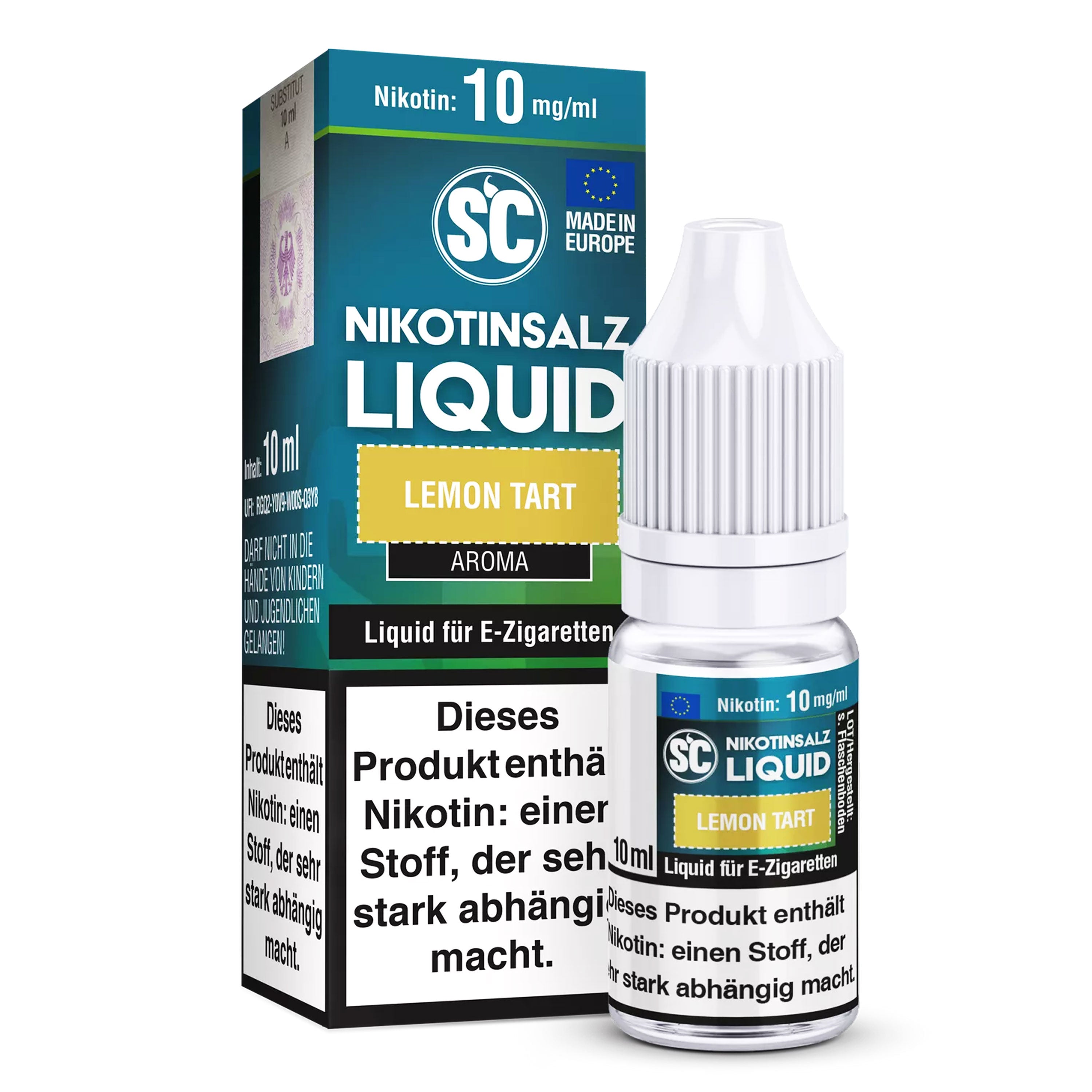 SC - Lemon Tart - Nikotinsalz Liquid (10 ml)