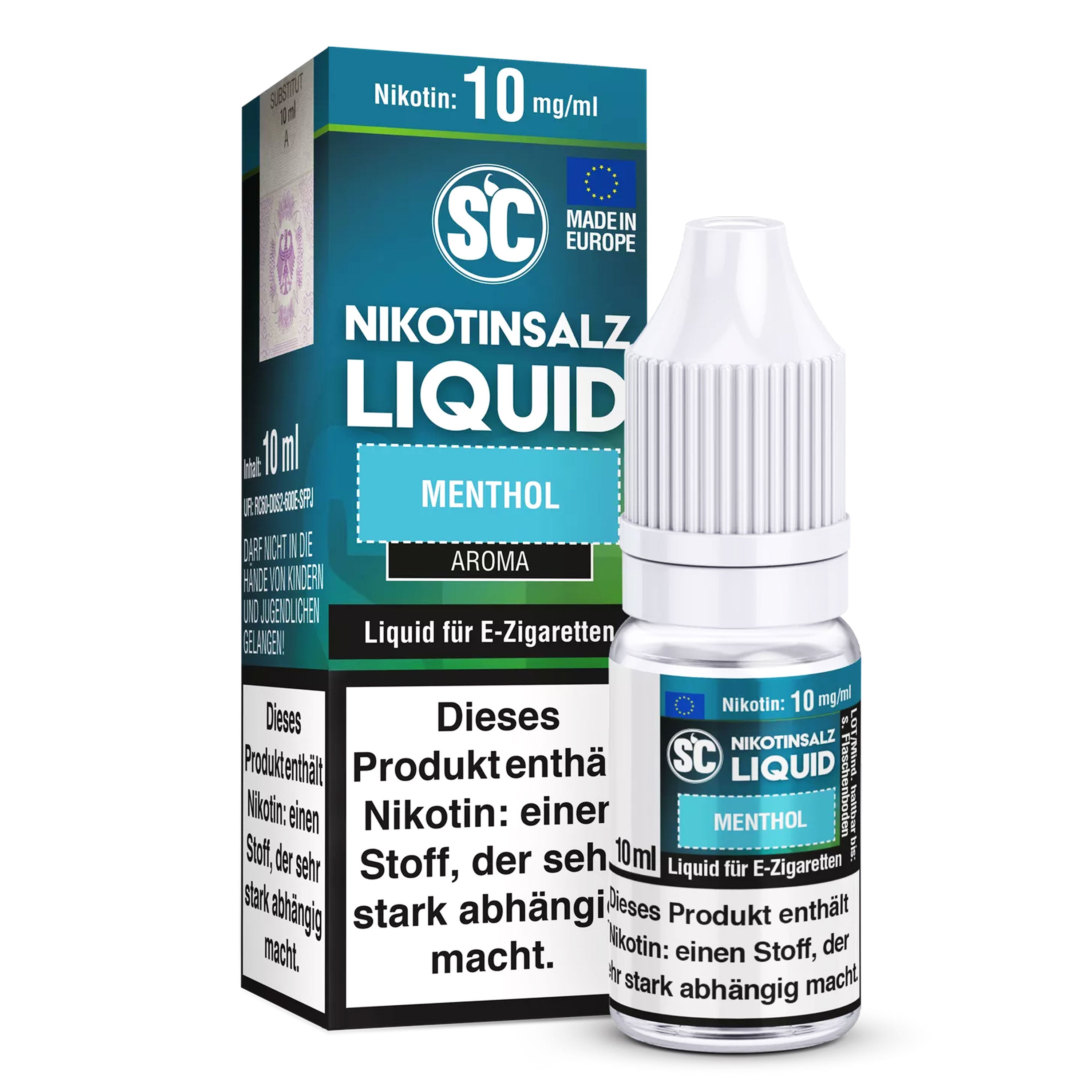 SC - Menthol - Nikotinsalz Liquid (10 ml)