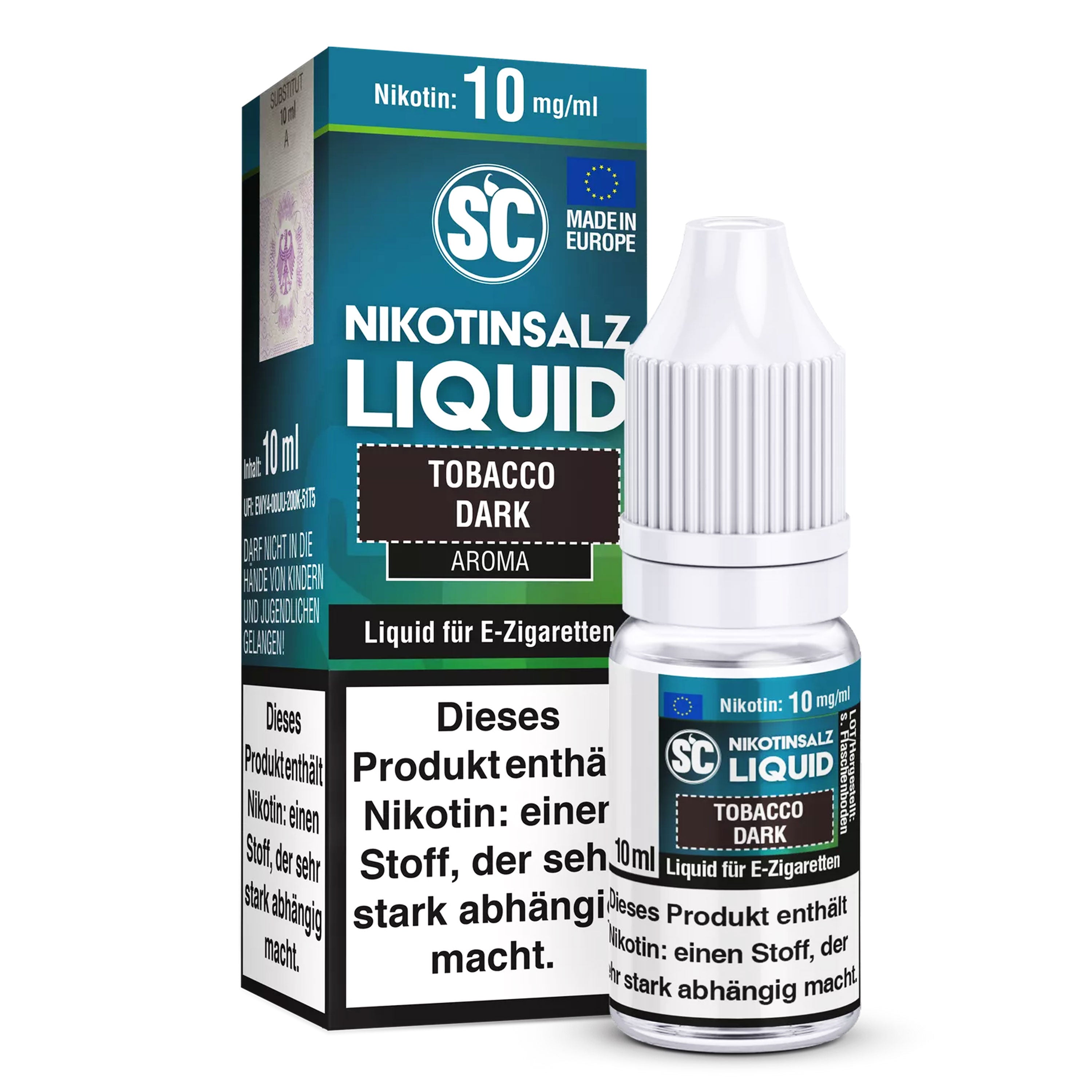 SC - Tobacco Dark - Nikotinsalz Liquid (10 ml)