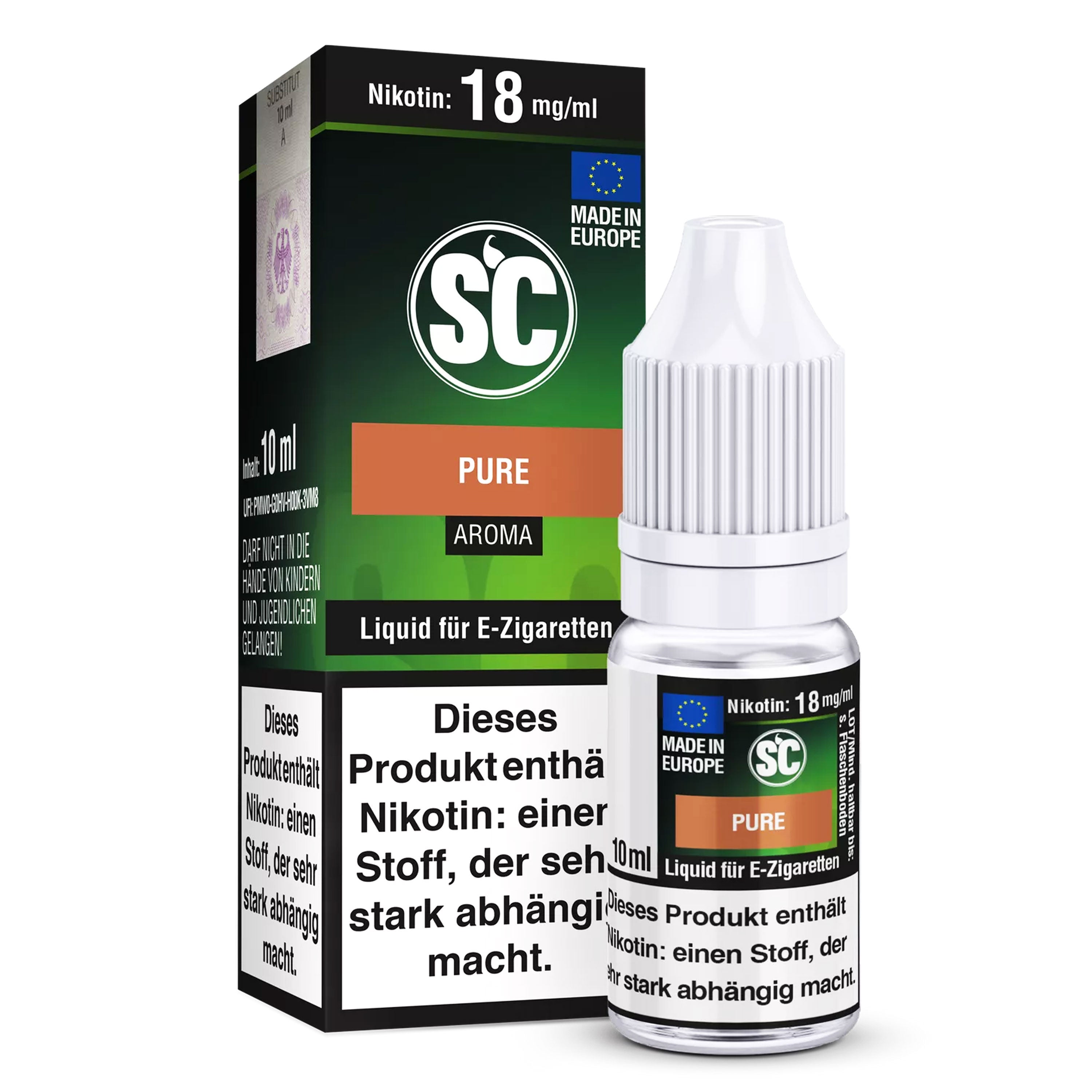 SC - Pure Tabak - Liquid (10 ml)