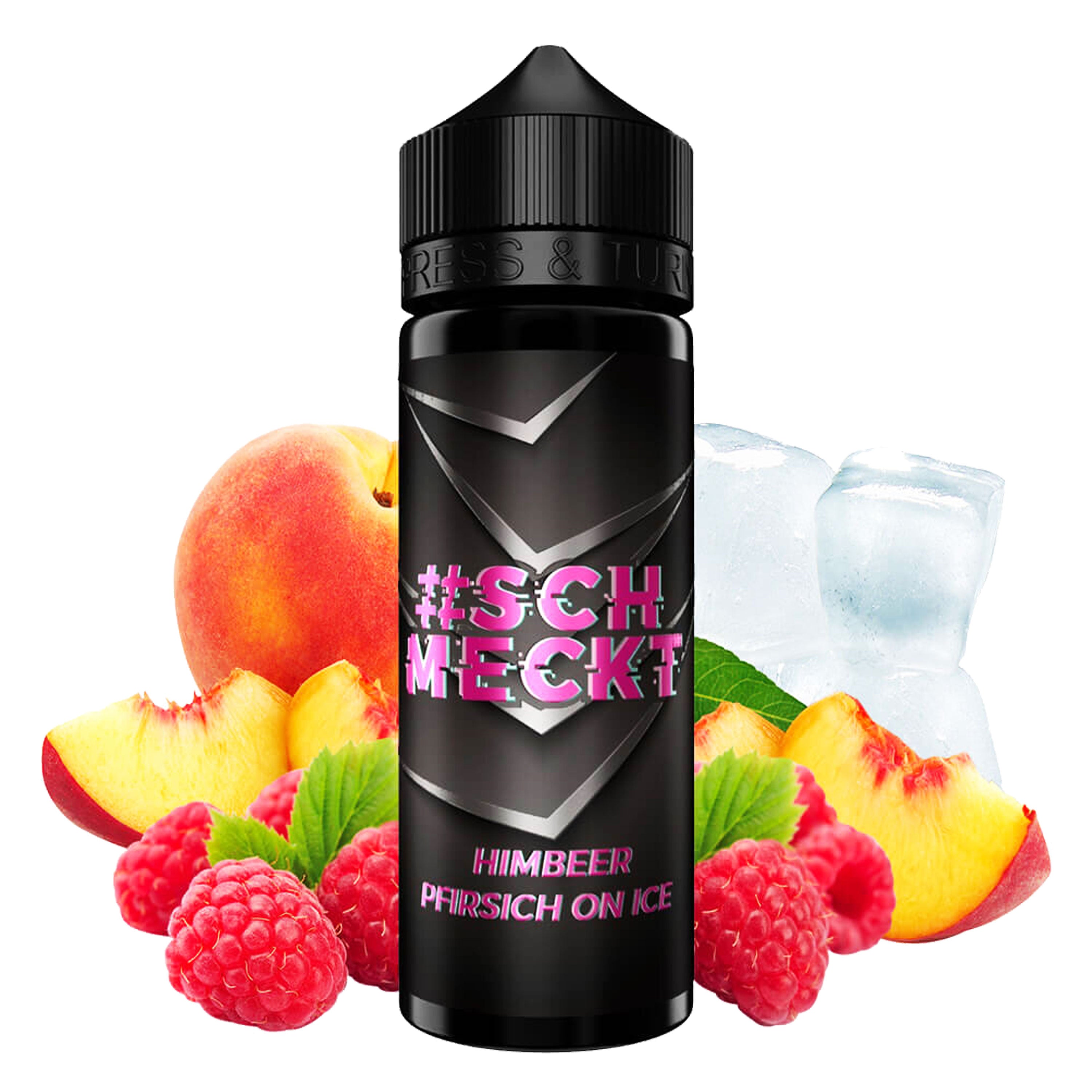 #Schmeckt - Himbeer Pfirsich on Ice (10 ml in 120 ml LF) - Longfill-Aroma