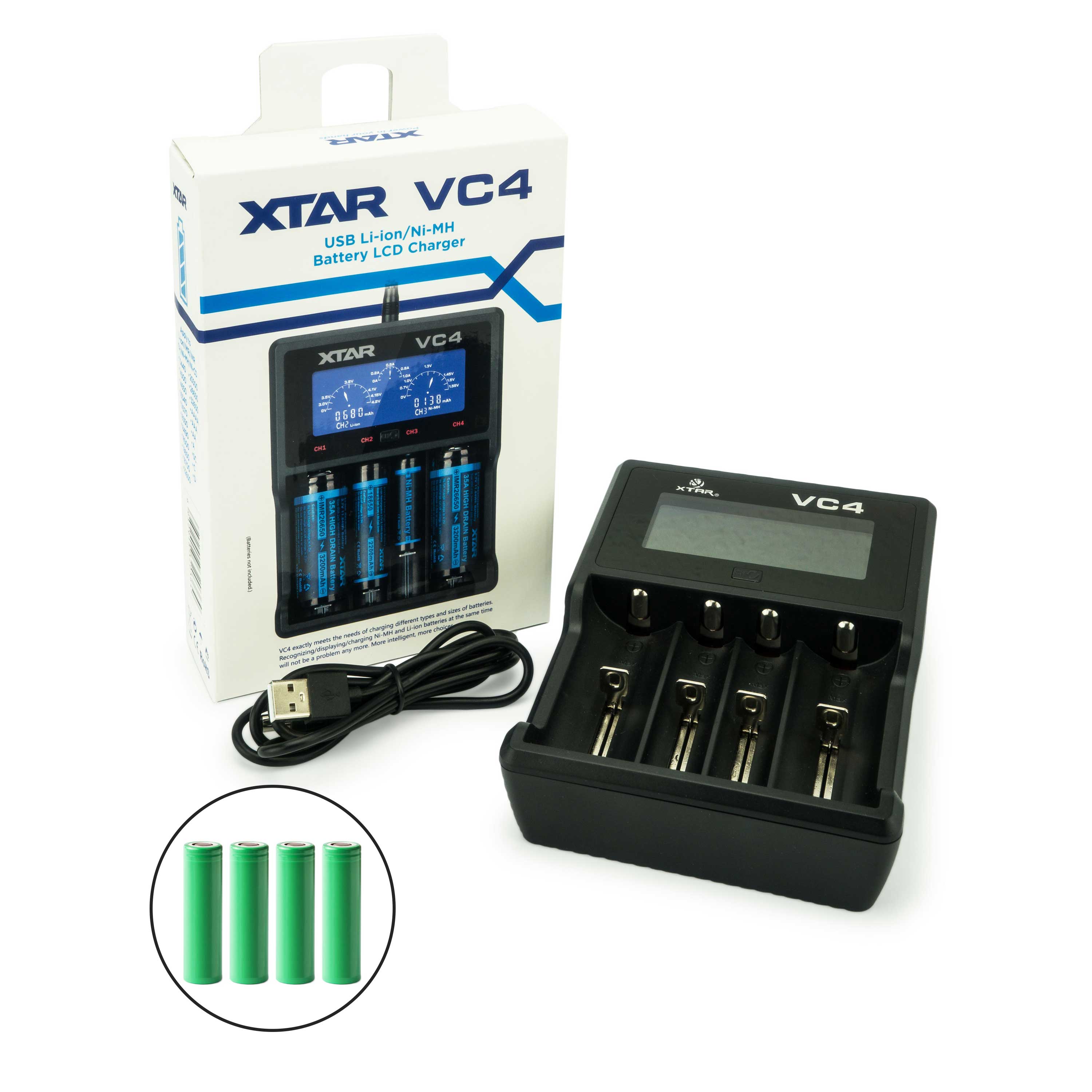 XTAR - VC4 - Ladegerät