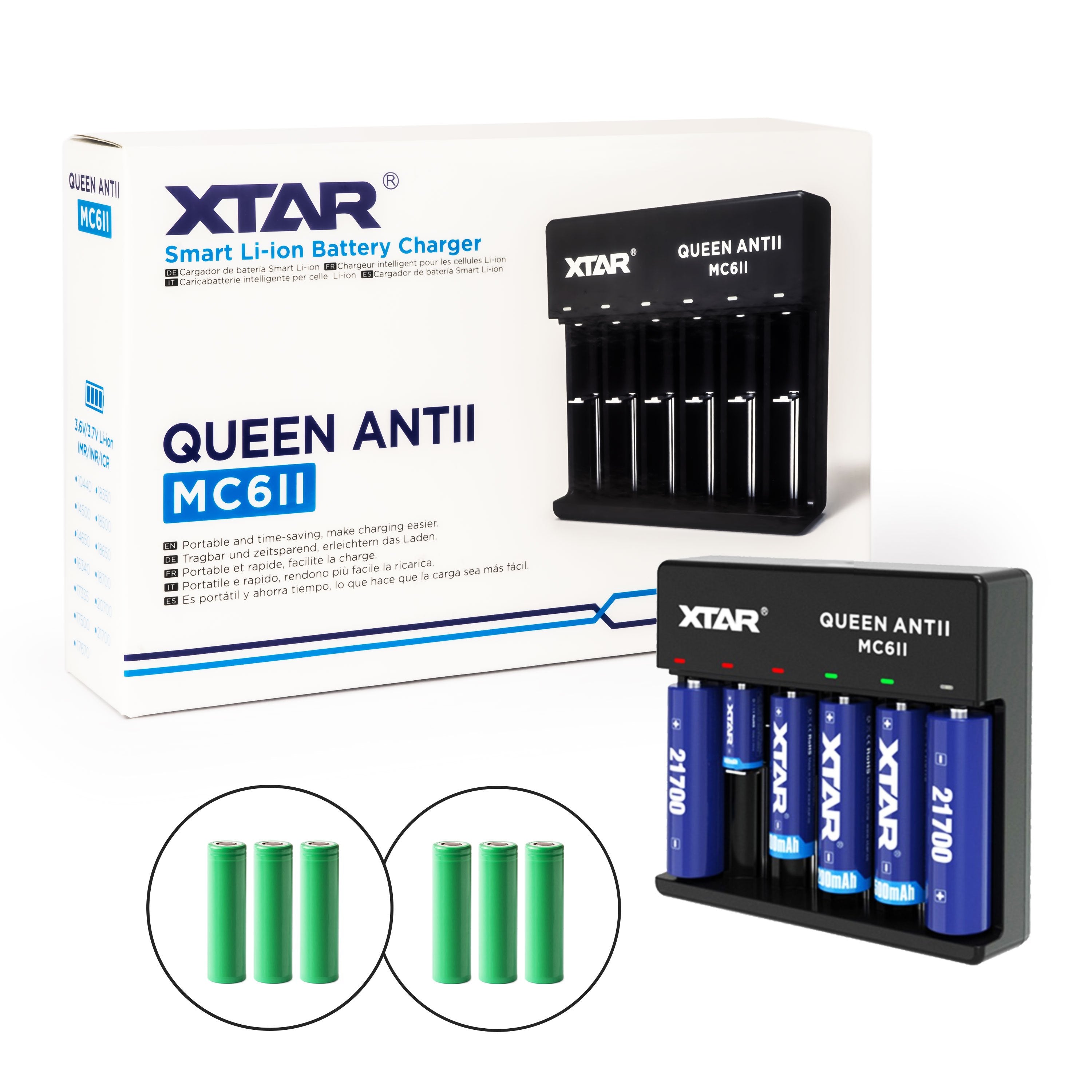 XTAR - MC6 II  (Queen Ant II) - Ladegerät